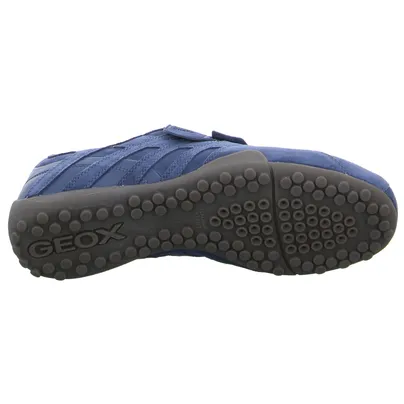 GEOX Binder Halbschuhe Sneaker Blau Leder GEOX Binder Halbschuhe Sneaker Blau Leder
