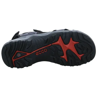 ECCO Sandale Blau Leder ECCO Sandale Blau Leder