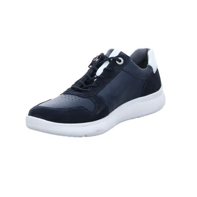 WALDLÄUFER Halbschuhe Sneaker Blau Leder WALDLÄUFER Halbschuhe Sneaker Blau Leder