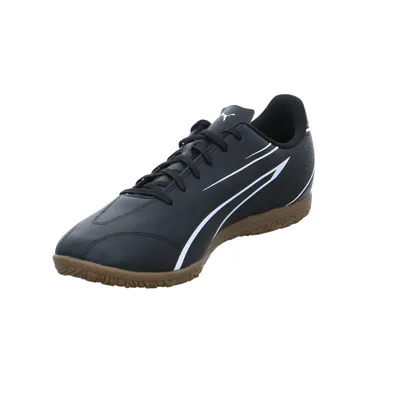 PUMA Indoor Freizeitschuh Schwarz Lederimitat PUMA Indoor Freizeitschuh Schwarz Lederimitat