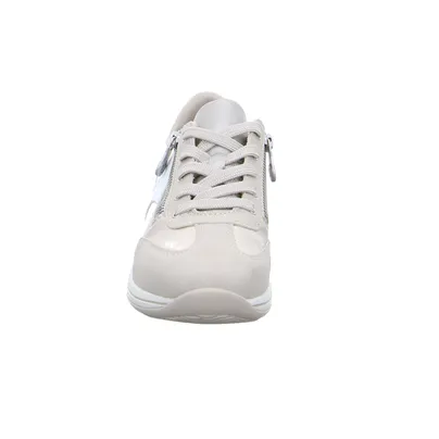 RIEKER Comfort-Schnürer Beige Lederimitat RIEKER Comfort-Schnürer Beige Lederimitat