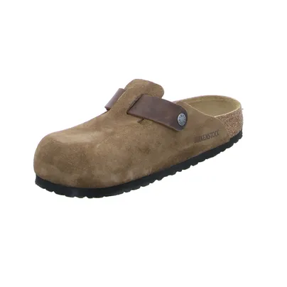BIRKENSTOCK Normale Breite Bio-Mûles Braun Leder BIRKENSTOCK Normale Breite Bio-Mûles Braun Leder