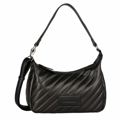 TOM TAILOR Henkeltasche Schwarz Lederimitat TOM TAILOR Henkeltasche Schwarz Lederimitat