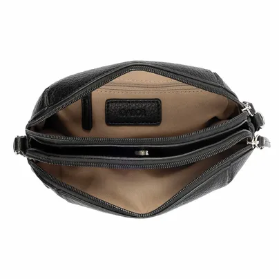 GABOR Umhängetasche Schwarz Lederimitat 