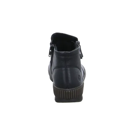 REMONTE mit TEX Membrane Mid Cut Sneaker Schwarz Leder 