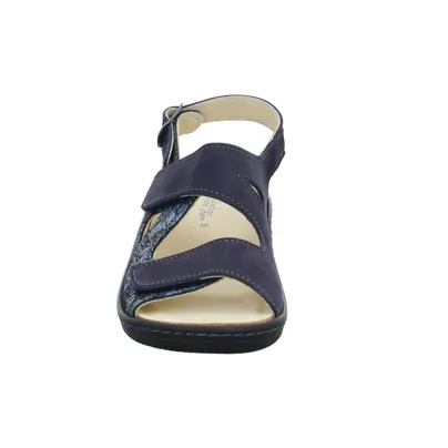 COMFORT LOVER Comfort-Sandalette Blau Leder COMFORT LOVER Comfort-Sandalette Blau Leder