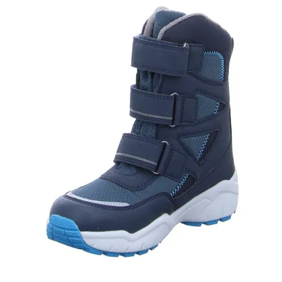 SUPERFIT Winterstiefel Kleinkinder-Snowboot  Membran Blau Textil 