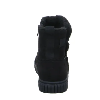 S.OLIVER Bootie Mädchen-Winter-Bottine Schwarz Lederimitat 