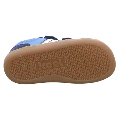 KOEL Kleinkinder-Halbschuh Klett Blau Leder 