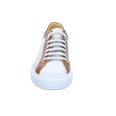 EXTON Halbschuhe Sneaker Weiss Leder EXTON Halbschuhe Sneaker Weiss Leder
