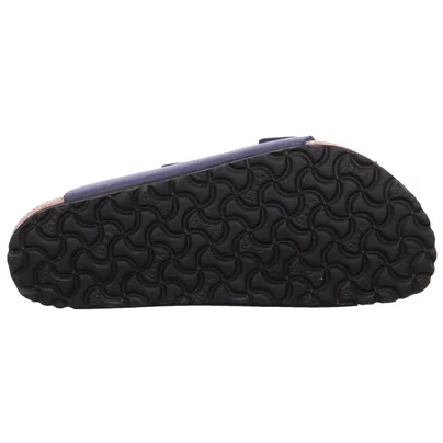 BIRKENSTOCK Bio-Mûles Blau Lederimitat BIRKENSTOCK Bio-Mûles Blau Lederimitat