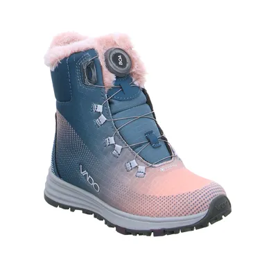 VADO Schneestiefel Mädchen Kleinkinder-Snowboot  Membran Petrol Textil 