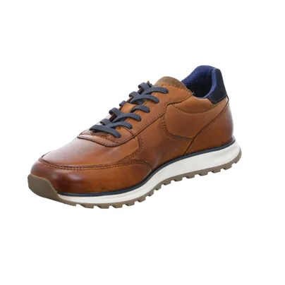 BUGATTI SHOES Halbschuhe Sneaker Cognac Leder BUGATTI SHOES Halbschuhe Sneaker Cognac Leder