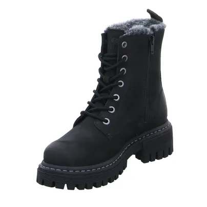 SCHUHENGEL Boot Schwarz Leder 