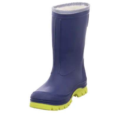 SPIRALE Kinder-Gummistiefel Warmfutter Blau Synthetik SPIRALE Kinder-Gummistiefel Warmfutter Blau Synthetik