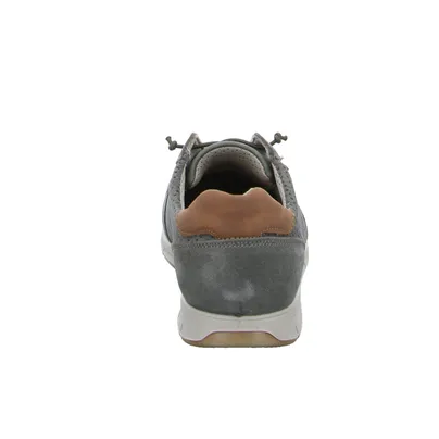 IMAC Halbschuhe Sneaker Stoff Grün Leder IMAC Halbschuhe Sneaker Stoff Grün Leder