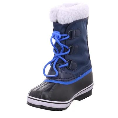 SOREL Schneestiefel Unisex Kinder-Snowboot Blau Synthetik SOREL Schneestiefel Unisex Kinder-Snowboot Blau Synthetik