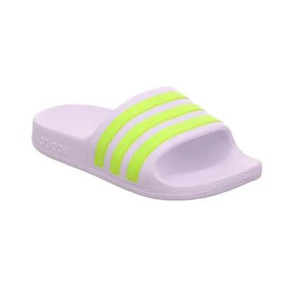 ADIDAS ADILETTE AQUA K Badeschuhe Kinder Hellgrau Synthetik ADIDAS ADILETTE AQUA K Badeschuhe Kinder Hellgrau Synthetik