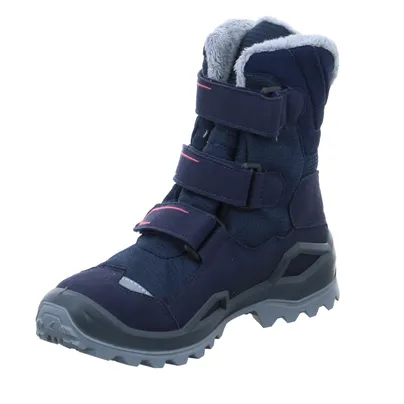 LOWA Winterstiefel Mädchen-Snowboot Membrane Dunkelblau Textil LOWA Winterstiefel Mädchen-Snowboot Membrane Dunkelblau Textil