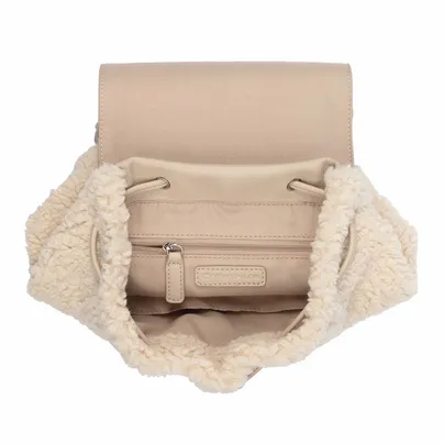 TOM TAILOR Rucksack Beige Textil TOM TAILOR Rucksack Beige Textil