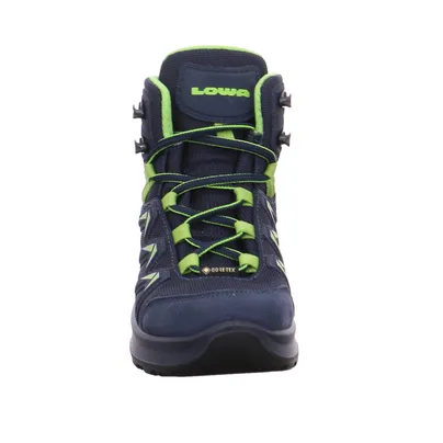 LOWA INNOX PRO GTX MID JUNIOR Kinder-Wanderschuhe Blau Recycelte Materialien LOWA INNOX PRO GTX MID JUNIOR Kinder-Wanderschuhe Blau Recycelte Materialien