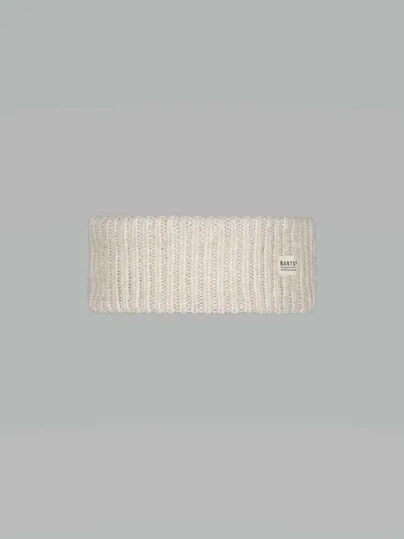 BARTS Rippenstrick Stirnband Offwhite Textil 