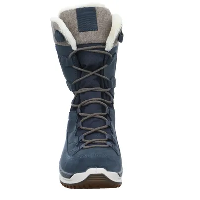 LOWA Snowboots Damen Blau Leder LOWA Snowboots Damen Blau Leder
