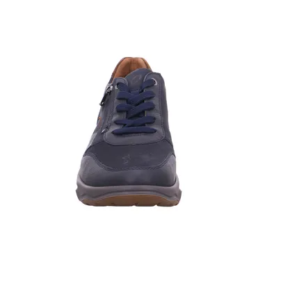 WALDLÄUFER Halbschuhe Sneaker Blau Leder WALDLÄUFER Halbschuhe Sneaker Blau Leder