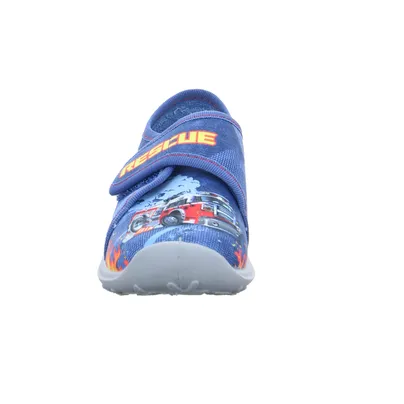 FISCHER Jungen Kinder-Hausschuh Blau Textil FISCHER Jungen Kinder-Hausschuh Blau Textil