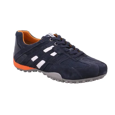 GEOX Binder Halbschuh Blau Leder 
