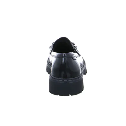 TAMARIS Slipper Schwarz Lederimitat TAMARIS Slipper Schwarz Lederimitat