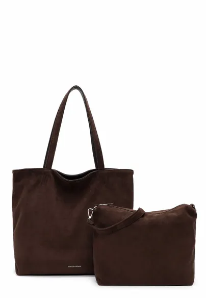 EMILY & NOAH mit Bag in Bag und reversibel Shopper Braun Lederimitat EMILY & NOAH mit Bag in Bag und reversibel Shopper Braun Lederimitat