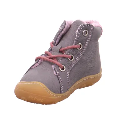 PEPINO Bottine Lauflernschuh Silber Leder PEPINO Bottine Lauflernschuh Silber Leder