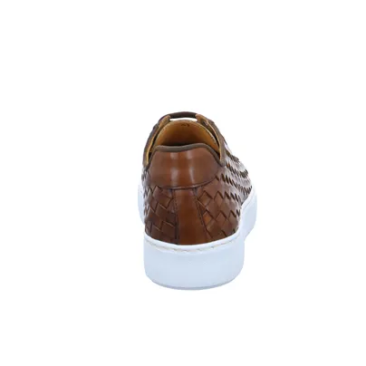 EXTON Halbschuhe Sneaker Braun Leder EXTON Halbschuhe Sneaker Braun Leder