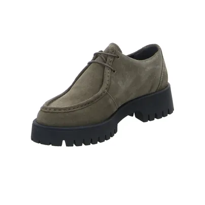 SCHUHENGEL Schnürschuh Khaki Leder 