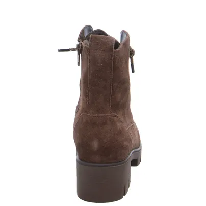 GABOR Strass-Schnürsenkel Stiefelette Braun Leder GABOR Strass-Schnürsenkel Stiefelette Braun Leder