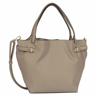GABOR Shopper Taupe Lederimitat GABOR Shopper Taupe Lederimitat