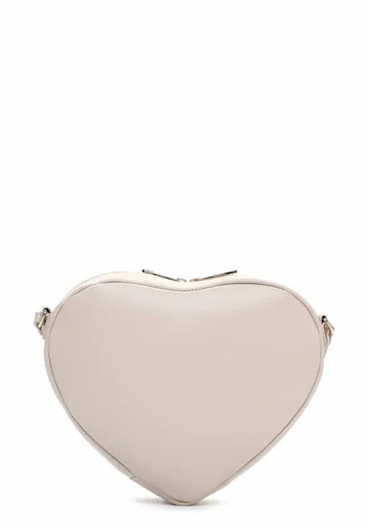 EMILY & NOAH Clutch / Abendtasche Beige Lederimitat EMILY & NOAH Clutch / Abendtasche Beige Lederimitat
