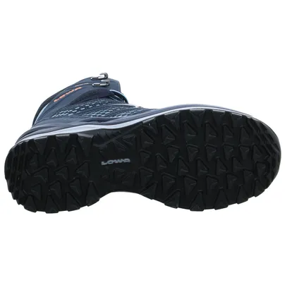 LOWA Gore-Tex Wander- Bergschuh Damen Blau Lederimitat LOWA Gore-Tex Wander- Bergschuh Damen Blau Lederimitat