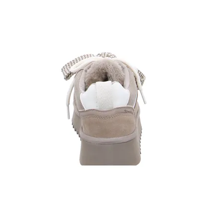 TAMARIS Stiefelette Taupe Leder TAMARIS Stiefelette Taupe Leder