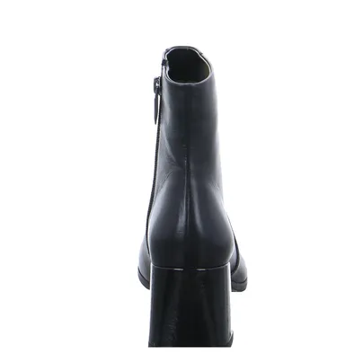 REGARDE LE CIEL Stiefelette Schwarz Leder 