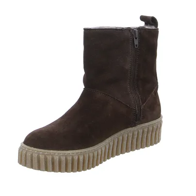 SCHUHENGEL Boot Dunkelbraun Leder 