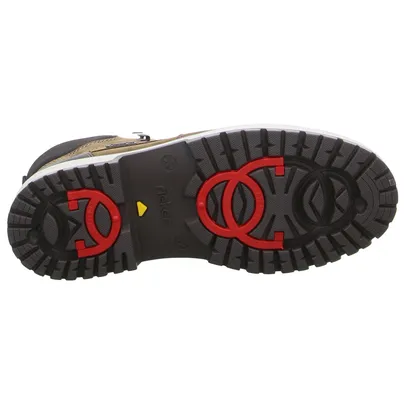 RIEKER Winter-Boots Braun Leder 