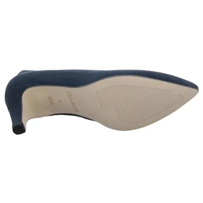 GABOR Pumps Blau Leder 