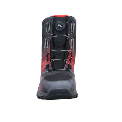 VADO Schneestiefel Junge Jungen- Snowboot Membran Grau Textil 