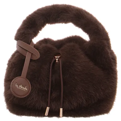 LA STRADA Wintertasche Braun Textil LA STRADA Wintertasche Braun Textil