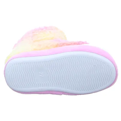 BECKER warmer Hausschuh Kinder-Winterhausschuh Pink Textil 