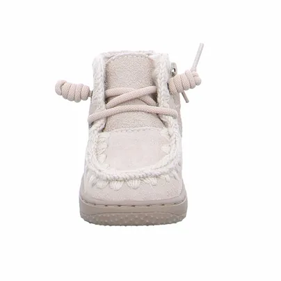 SHOESME Mini Booty Kleinkinder-Winter-Bottine Beige Leder SHOESME Mini Booty Kleinkinder-Winter-Bottine Beige Leder