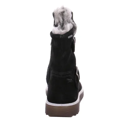 SUPERFIT Stiefelette Mädchen-Winter-Bottine Schwarz Textil SUPERFIT Stiefelette Mädchen-Winter-Bottine Schwarz Textil