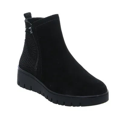 VAN DER LAAN 2RV Comfort-Stiefelette Schwarz Leder VAN DER LAAN 2RV Comfort-Stiefelette Schwarz Leder